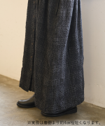 コットンウールグレンチェック　コートワンピース